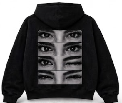 Customizable eyes hoodie— Size L